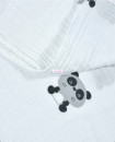Organic Cotton Panda Muslin Swaddle Blankets soft Hypoallergenic Perfect for Sensitive Skin